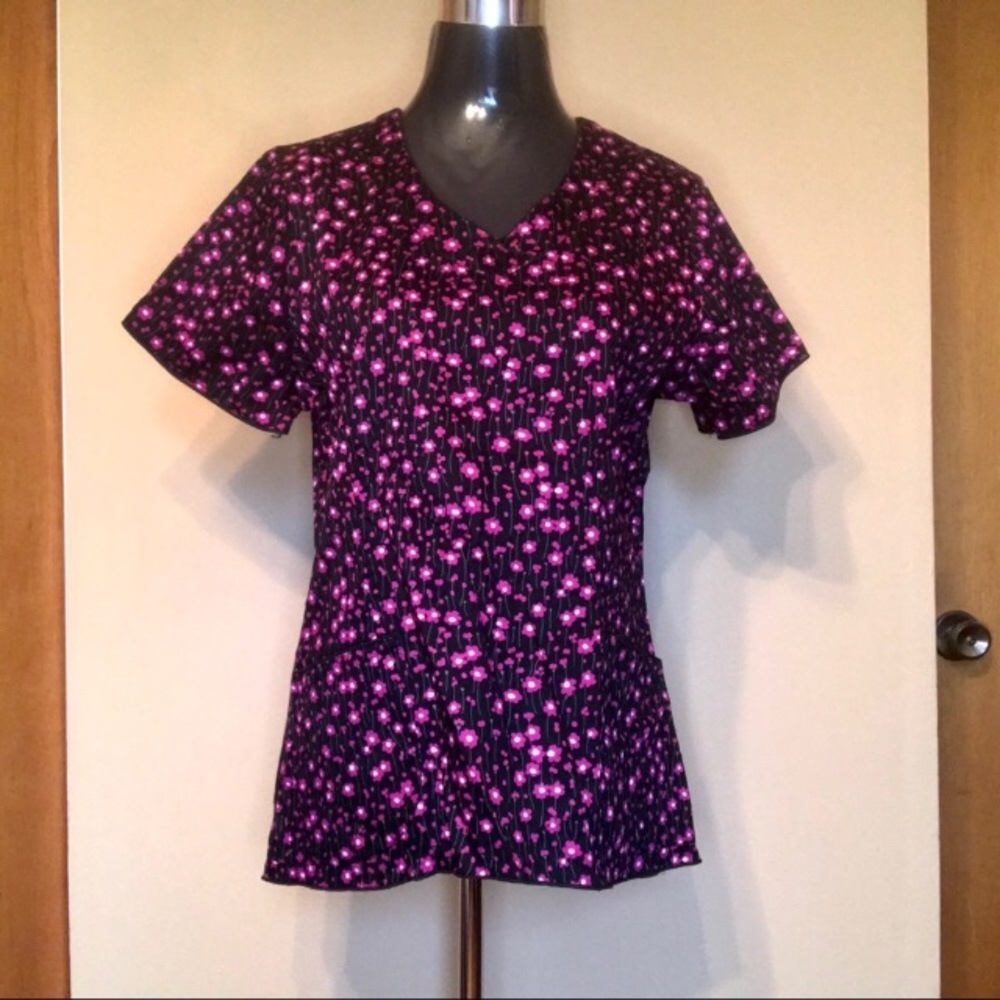 Health Pro Scrub Top Size Medium